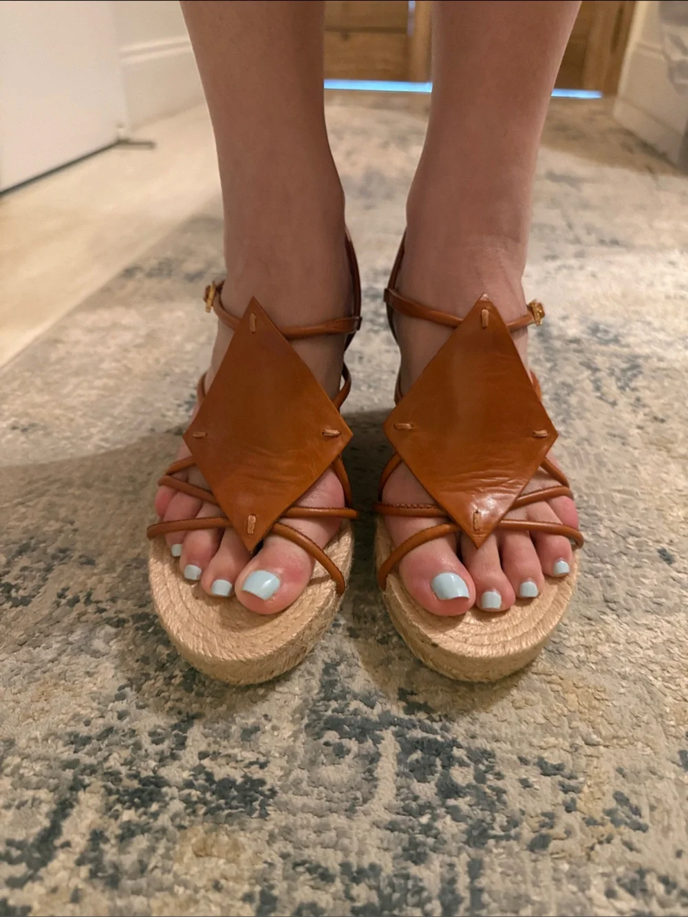 Tory Burch cognac leather